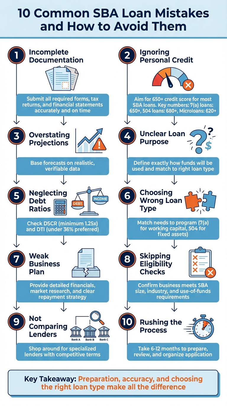 10 Common SBA Loan Mistakes and How to Avoid Them | ClearlyAcquired