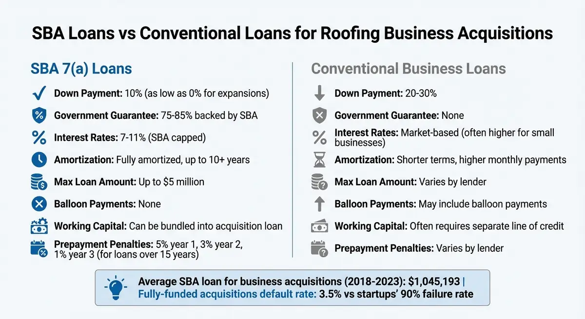 Sba Quality How SBA Loans Help Roofing Business Buyers | ClearlyAcquired