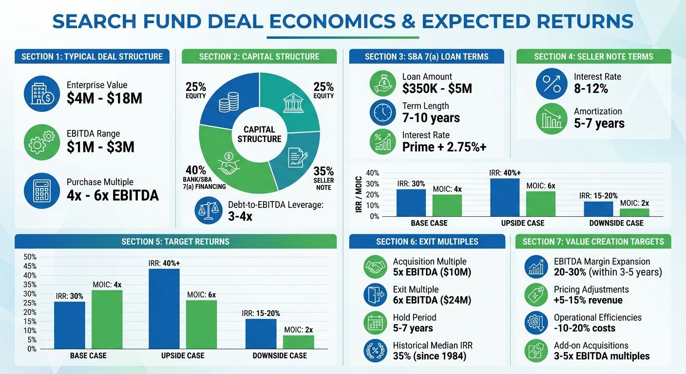 Search Fund Deal Economics and Returns Overview