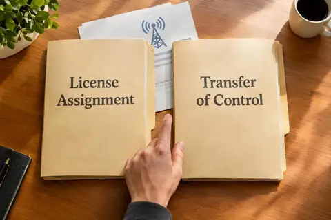 FCC License Assignment vs. Transfer of Control