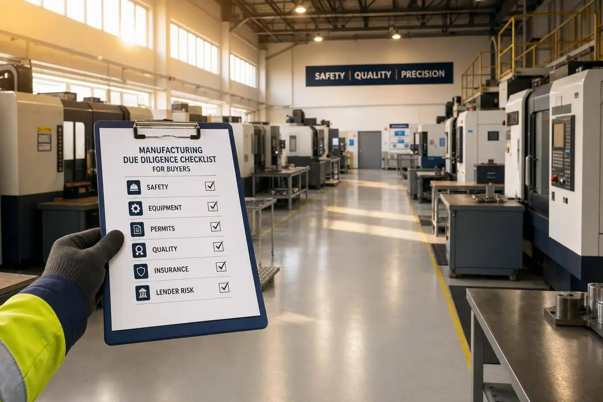 Manufacturing Due Diligence Checklist for Buyers