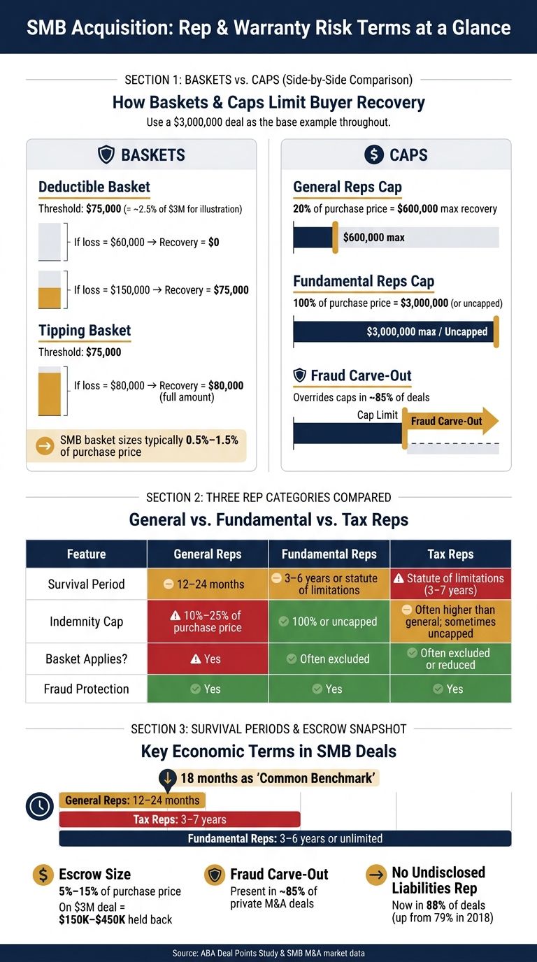 SMB Acquisition: Rep & Warranty Risk Terms at a Glance