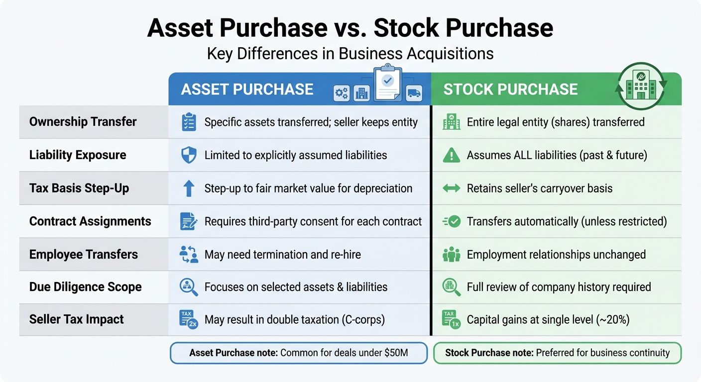 Ultimate Guide to Asset vs. Stock Purchase Structures